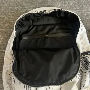 Celine | Bags | Celine Monochrome Graphic Backpack | Poshmark display picture 2